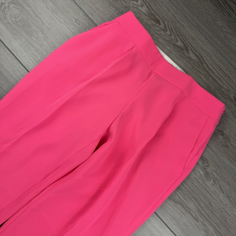 J Crew Women's Collection Pleated Dress Pants Hot Pink Size 6 New‎